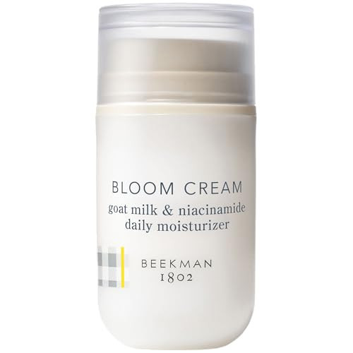 Beekman 1802 Bloom Cream Goat Milk Face Moisturizer with Niacinamides - Lightweight Daily Moisturizer, Deeply Hydrating, Nourishes Skin Barrier, Safe for Sensitive Skin, Cruelty Free, 1.69 floz | Amazon (US)
