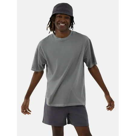 No Boundaries Oversized Tee with Short Sleeves, Men's and Big Men's XS-5XL | Walmart (US)
