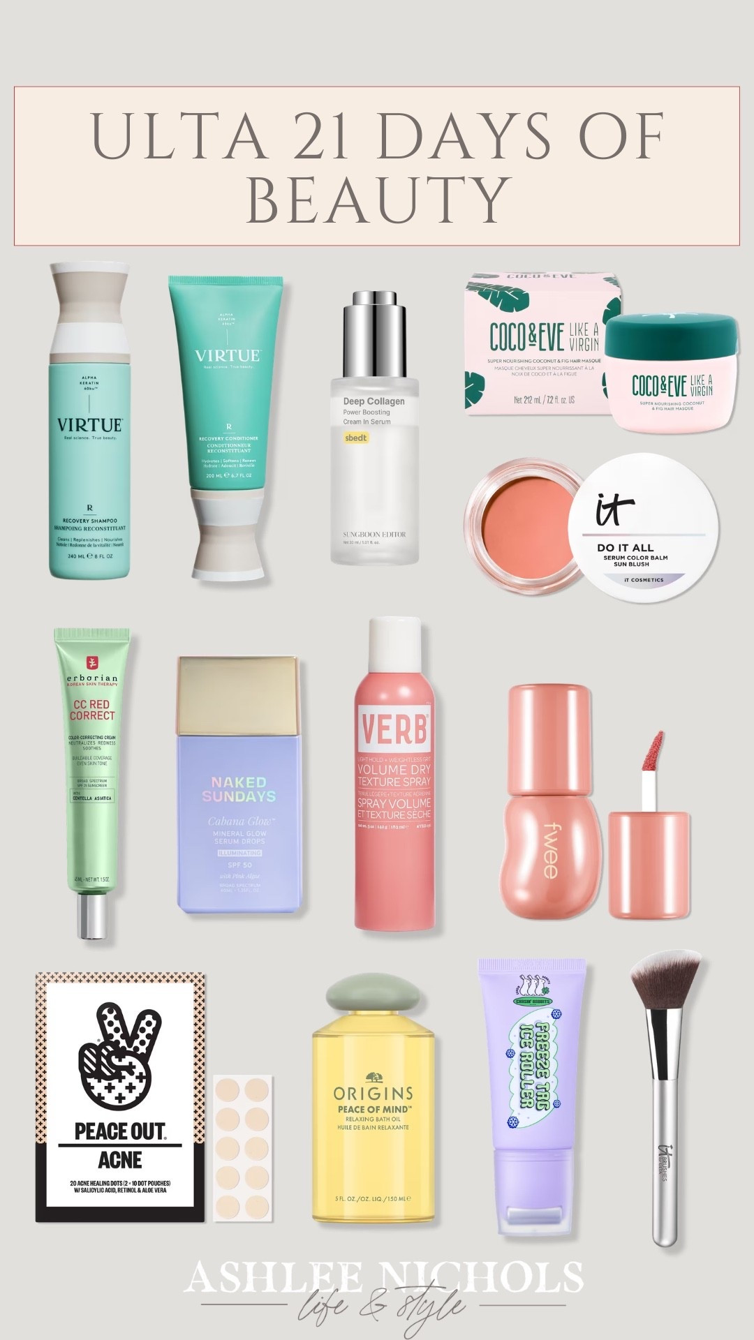 Ulta 21 days of beauty! 50% off today only!

#LTKselfcare #LTKSaleAlert #LTKBeauty