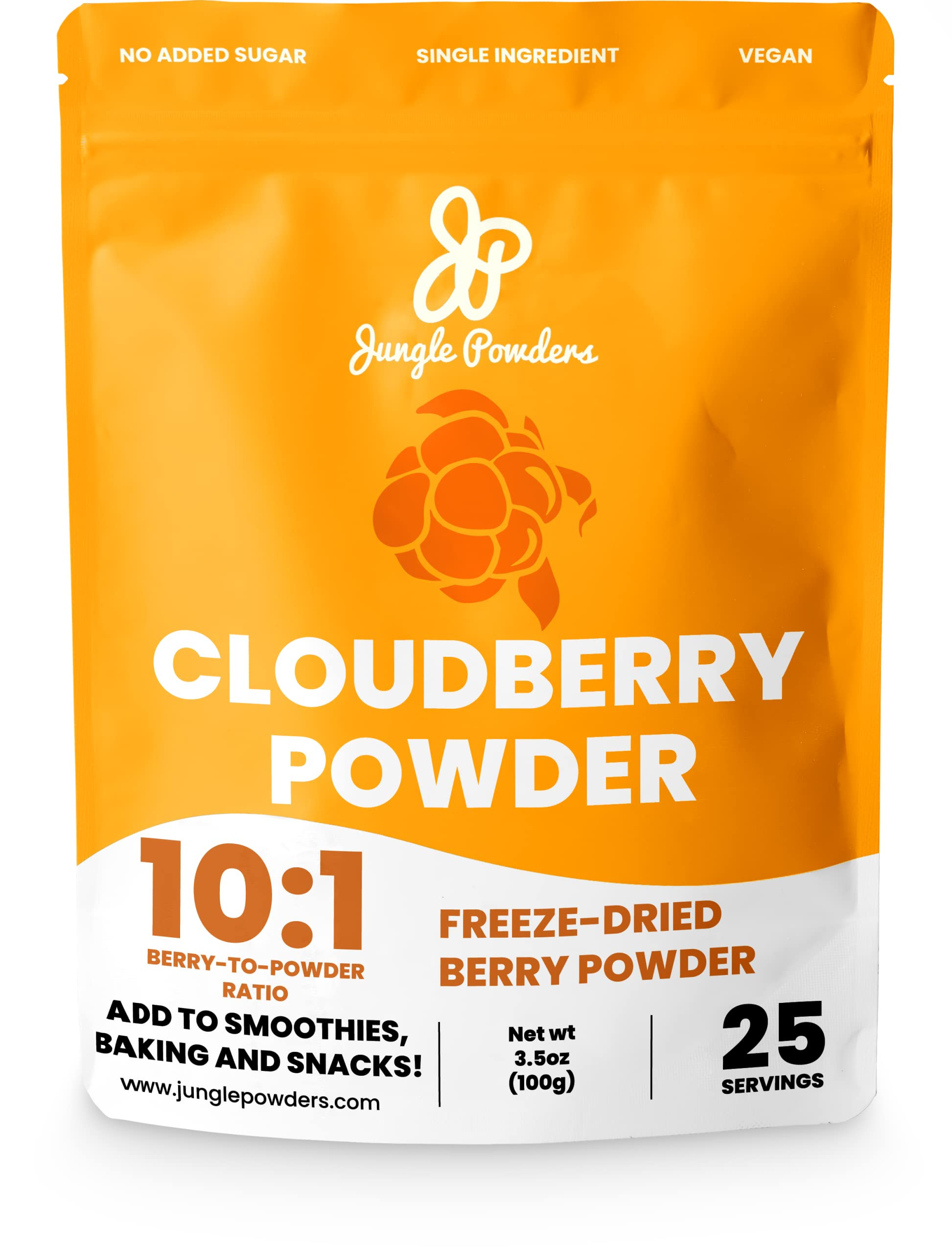 Wild Cloudberry Powder for Smoothies Baking Jam 3.5 Ounce Bag Pure Nordic Freeze Dried Cloudberry... | Amazon (US)