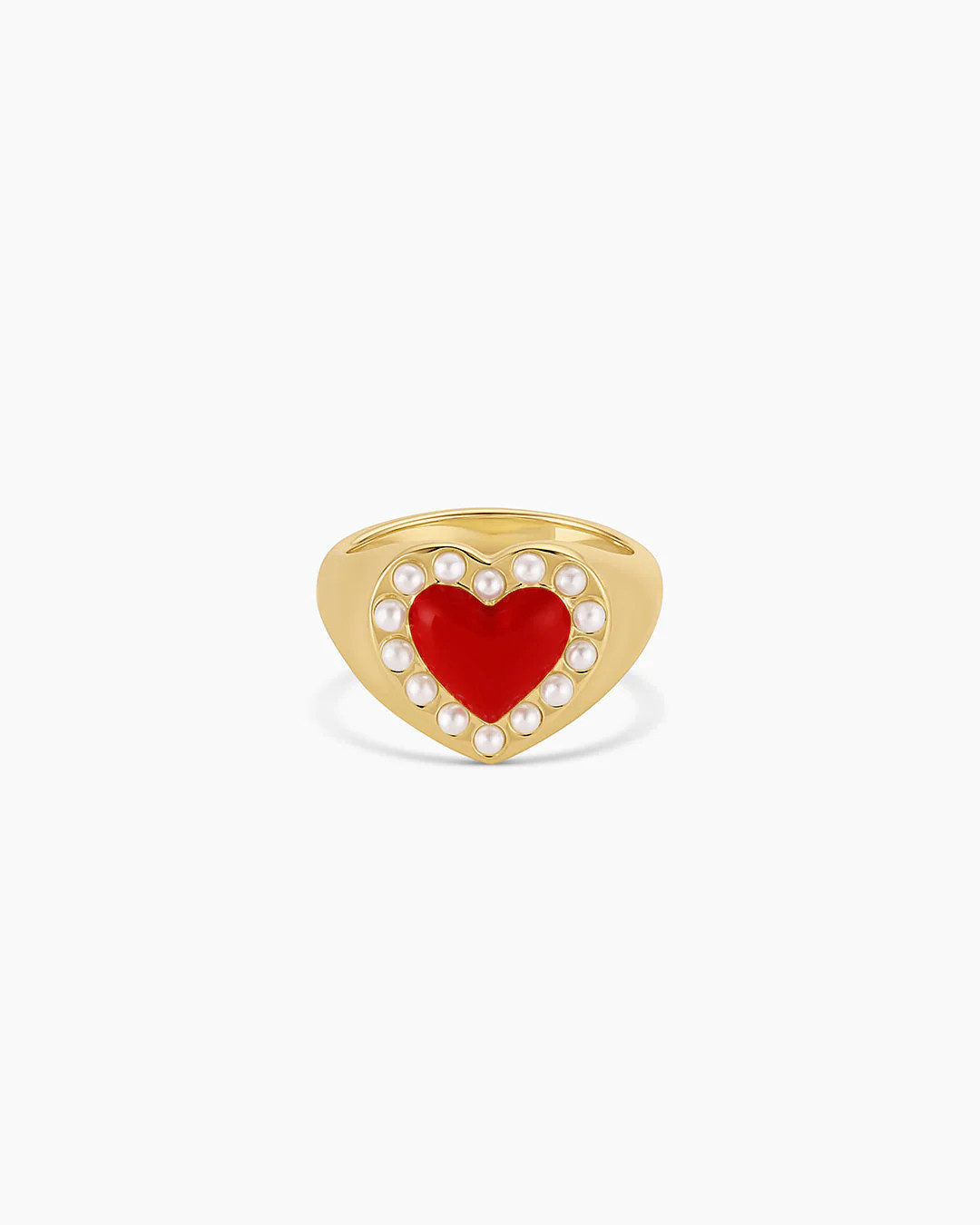 Love Pearl Ring - 18k Gold Plated / 9 | gorjana