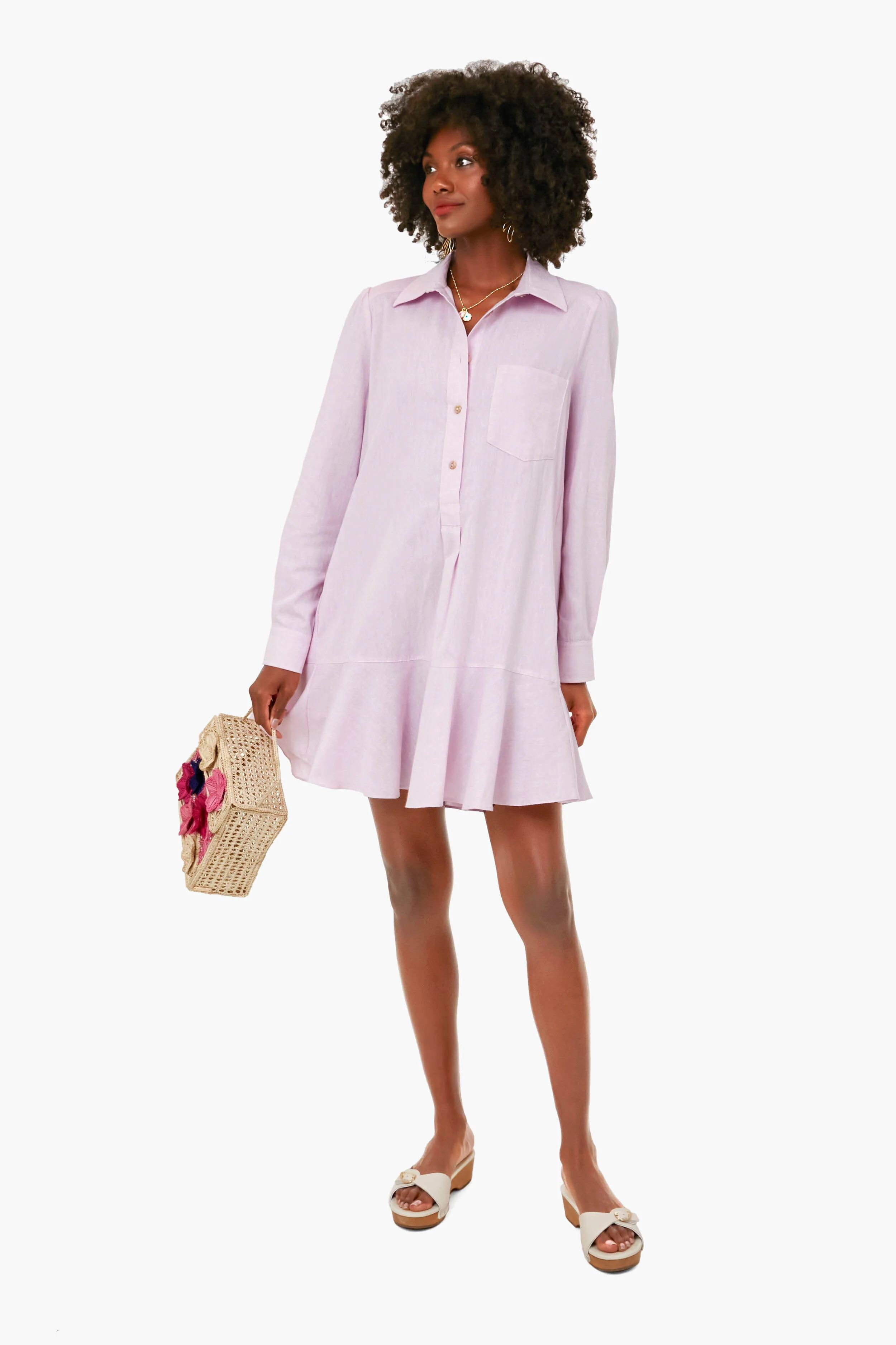 Pink Blossom Callahan Shirt Dress | Tuckernuck (US)