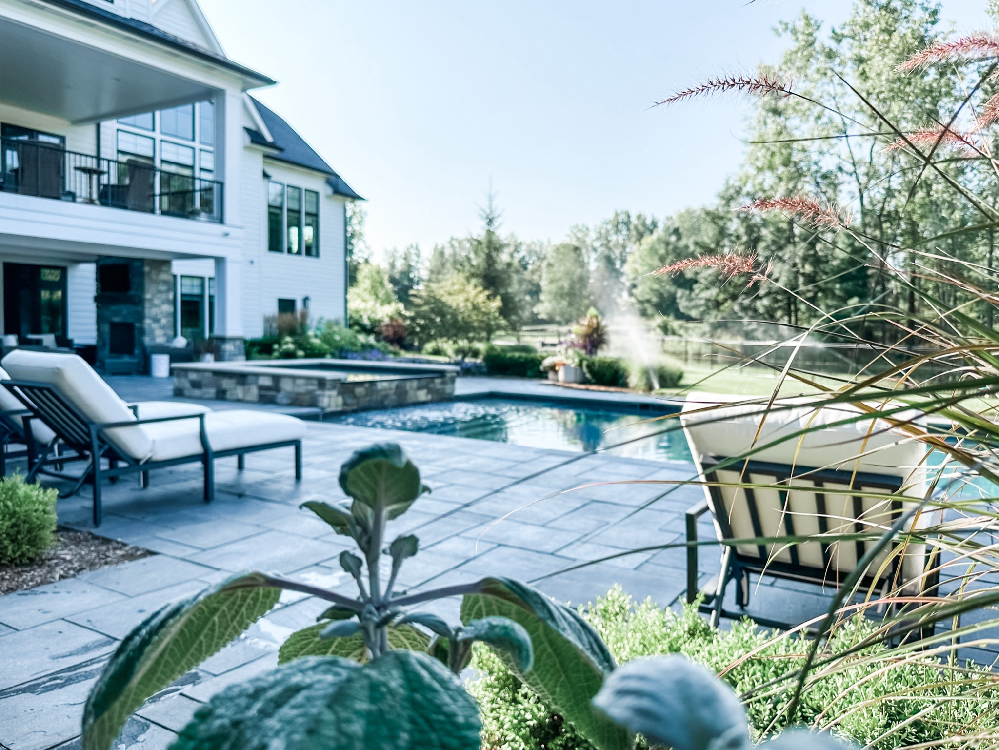 The perfect poolside seat.  Love the classic look of black frames and white cushions for pool loungers.  Pro tip: Don’t be afraid of white cushions, we power wash them once a year and they look new again.

#LTKHome #LTKSeasonal #LTKParties