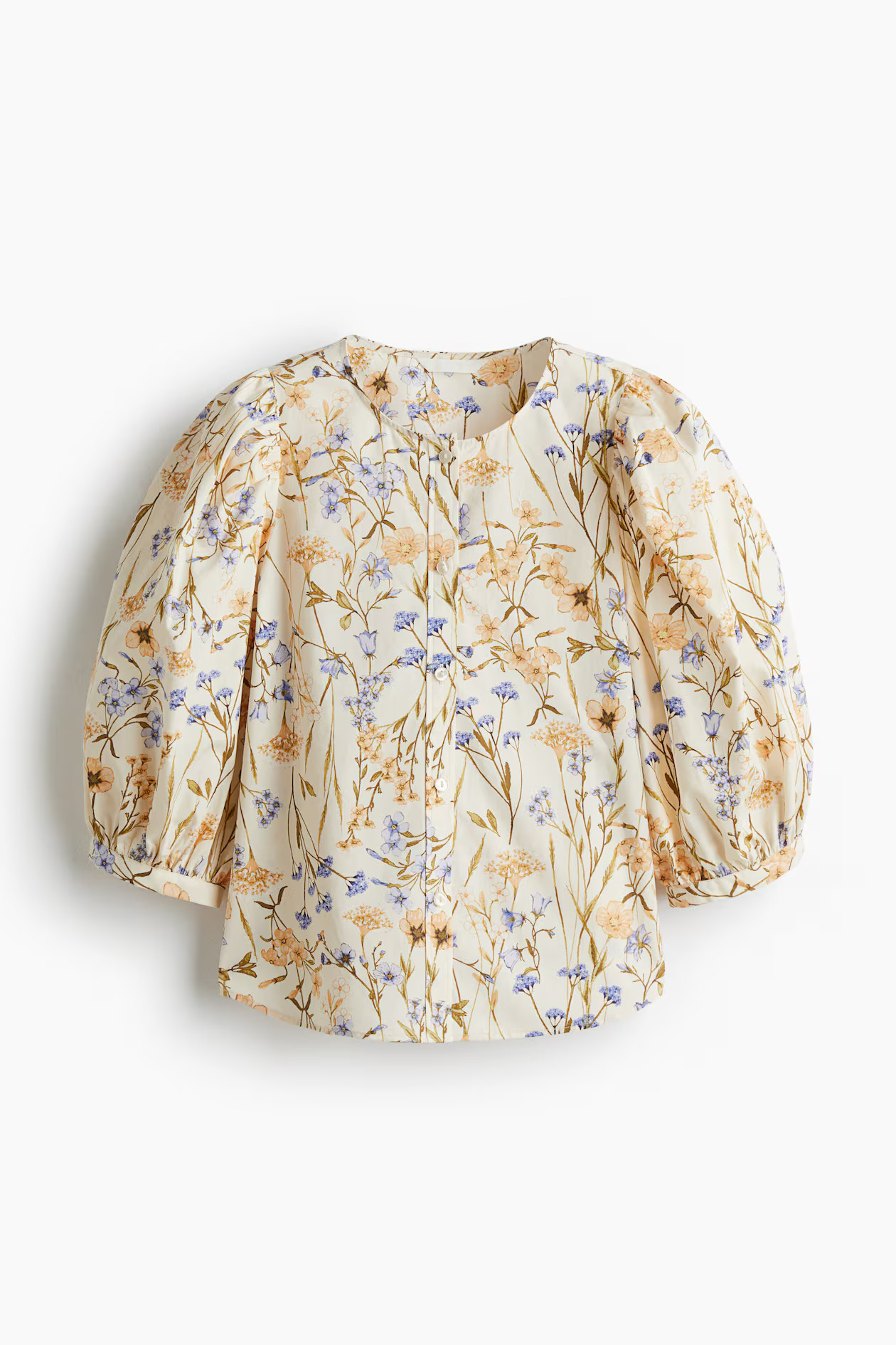 Blouse van popeline | H&M (DE, AT, CH, NL, FI)