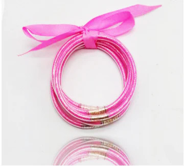 Krista + Kolly Horton:  Glitter Jelly Bracelet Set | The Styled Collection