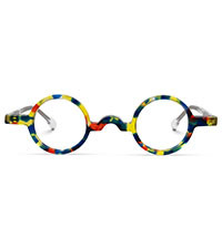 Zeelool Vintage Acetate Eyewear Round Glasses Frame with Non-prescription Clear Lens for Women an... | Amazon (US)