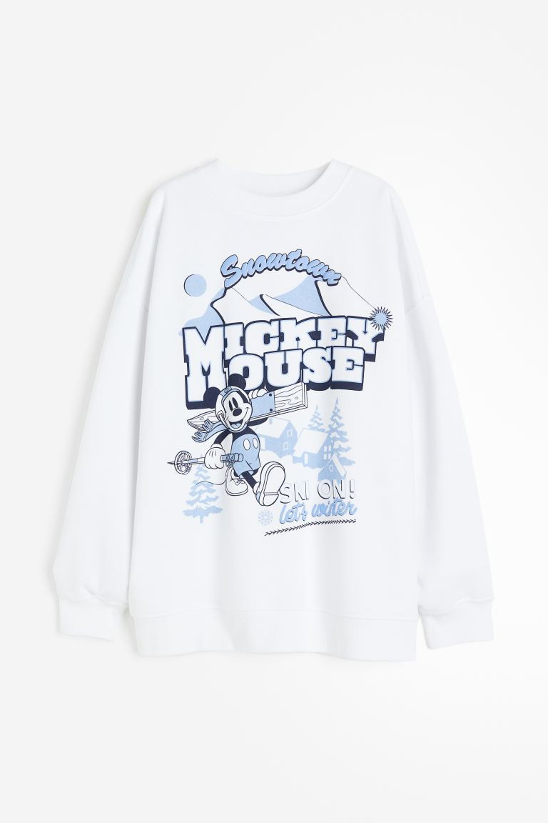 Oversized Printed Sweatshirt | H&M (US + CA)