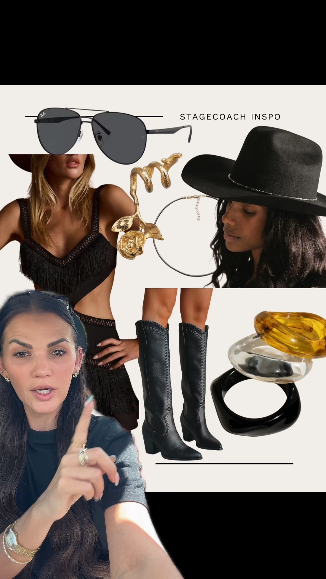 What I would wear to Stagecoach (or any festival/country event) Part 5
-
@12th Tribe 
@rayban 
@jenniferzeuner 
@billinishoes x @showmeyourmumu 
@gigipip - Code: Kristin15 
@jamesmichellejewelry - Code: Kristin (linked on my shopmy) 



#LTKFestival #LTKootd