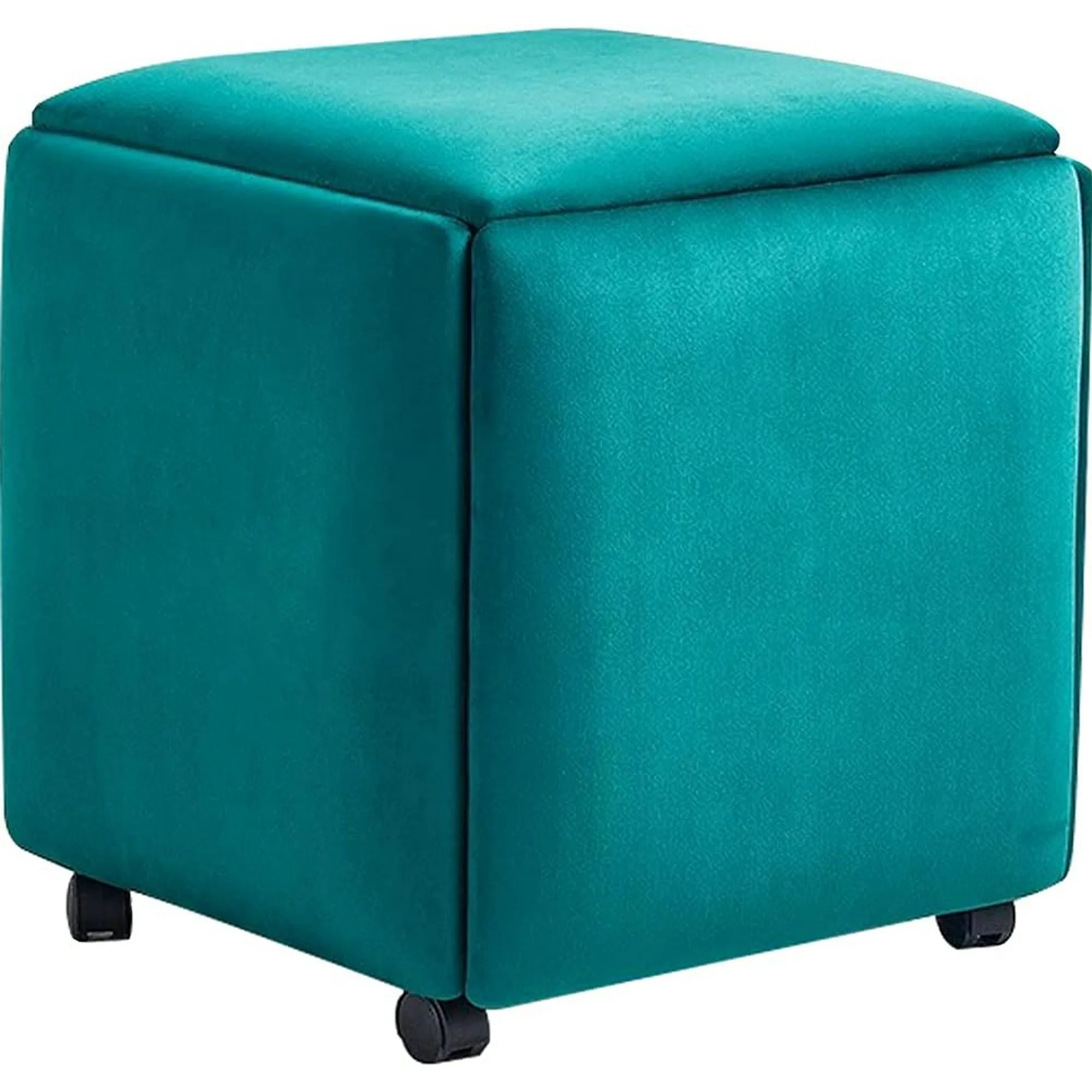 WAYUTO 5 in 1 Seating Cube with Swivel Casters Stackable Sofa Chair Stool Nesting Ottoman Stool M... | Walmart (US)