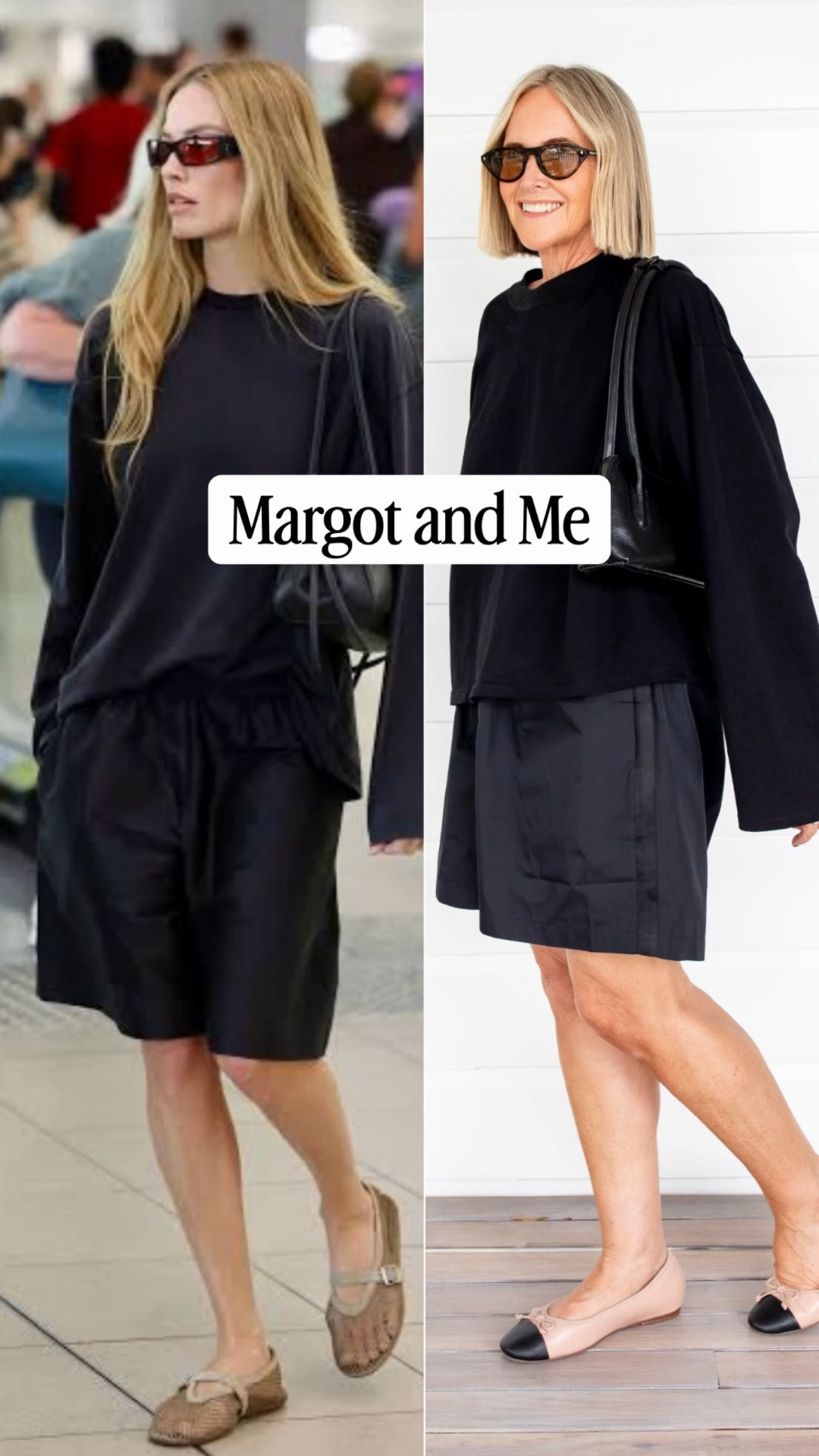 ** be quick - limited stock left **

Top: size M (very oversized)
Shorts: size L (size M would have been better fit but limited stock left)

Shoes: FRANKIE4 Trinity ballet flats

#LTKaustralia #LTKmidsize #LTKover50style