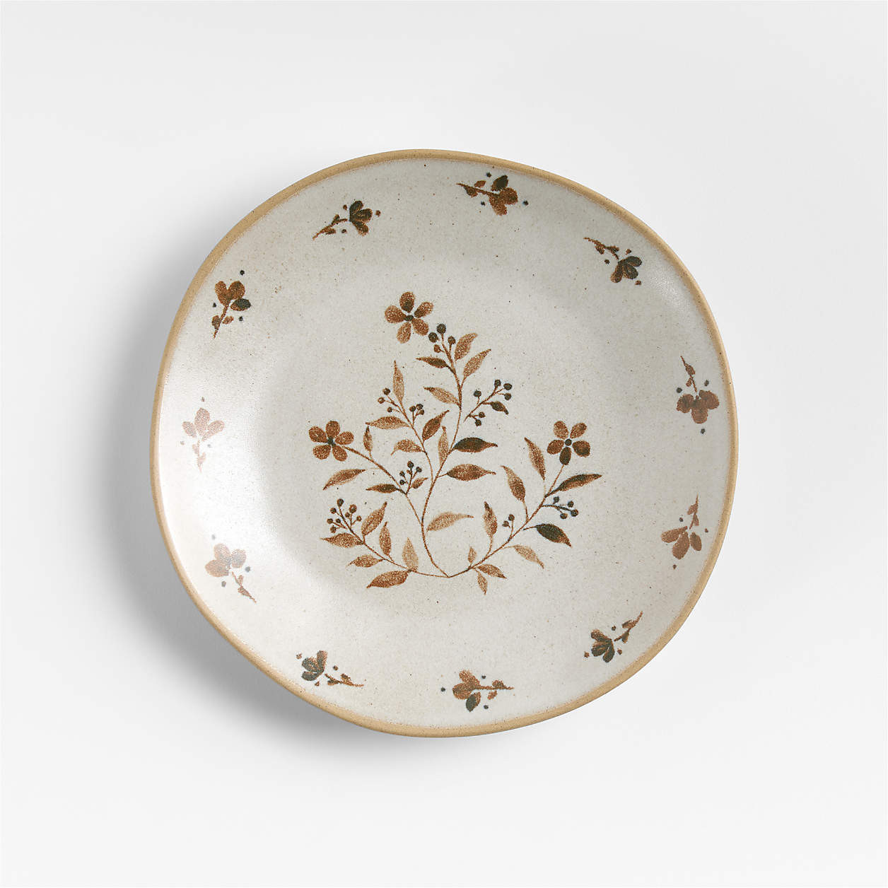 Marin Botanical Stoneware Salad Plate + Reviews | Crate & Barrel | Crate & Barrel