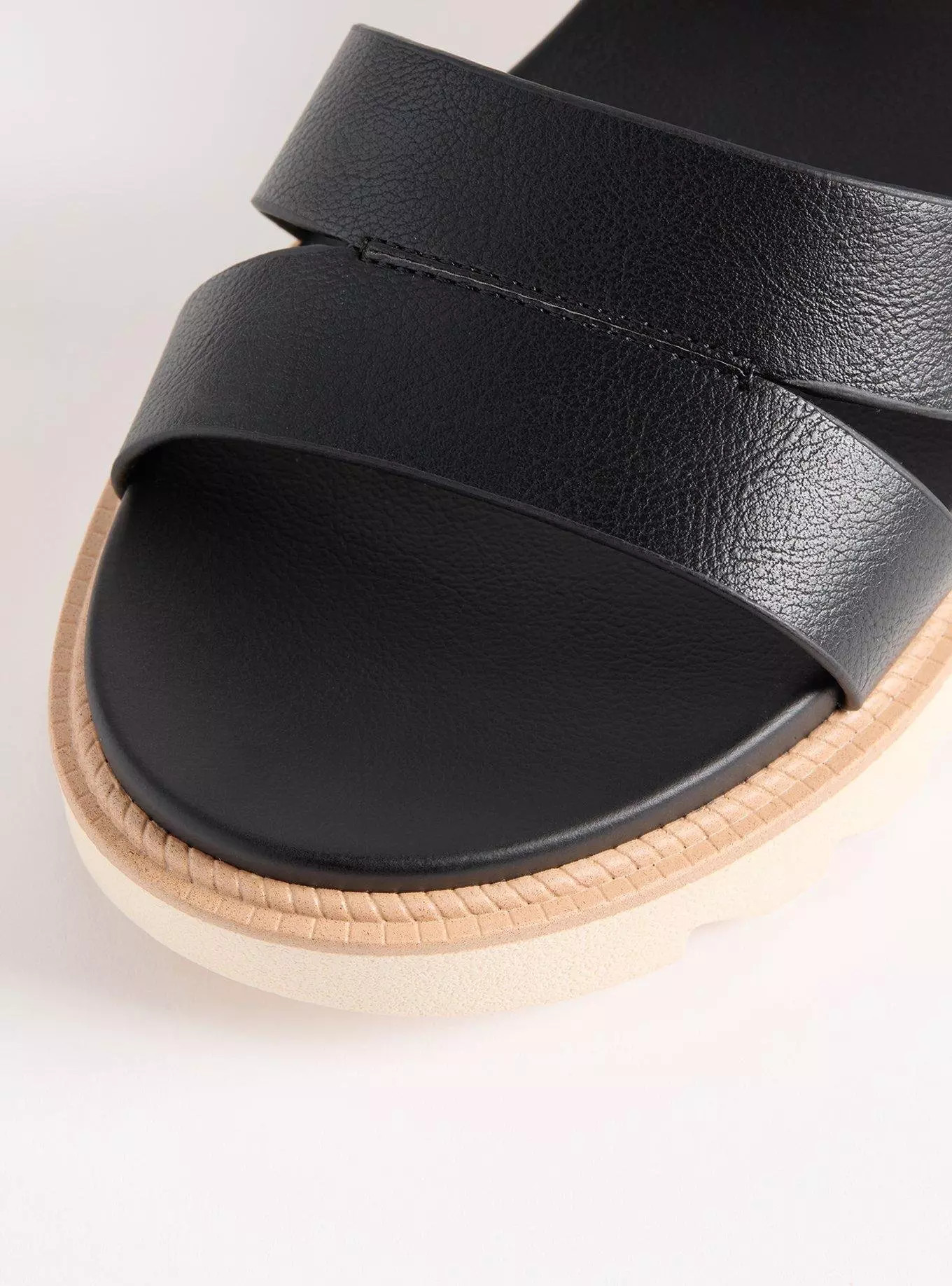 Two-Strap Flatform Sandal (WW) | Torrid (US & Canada)