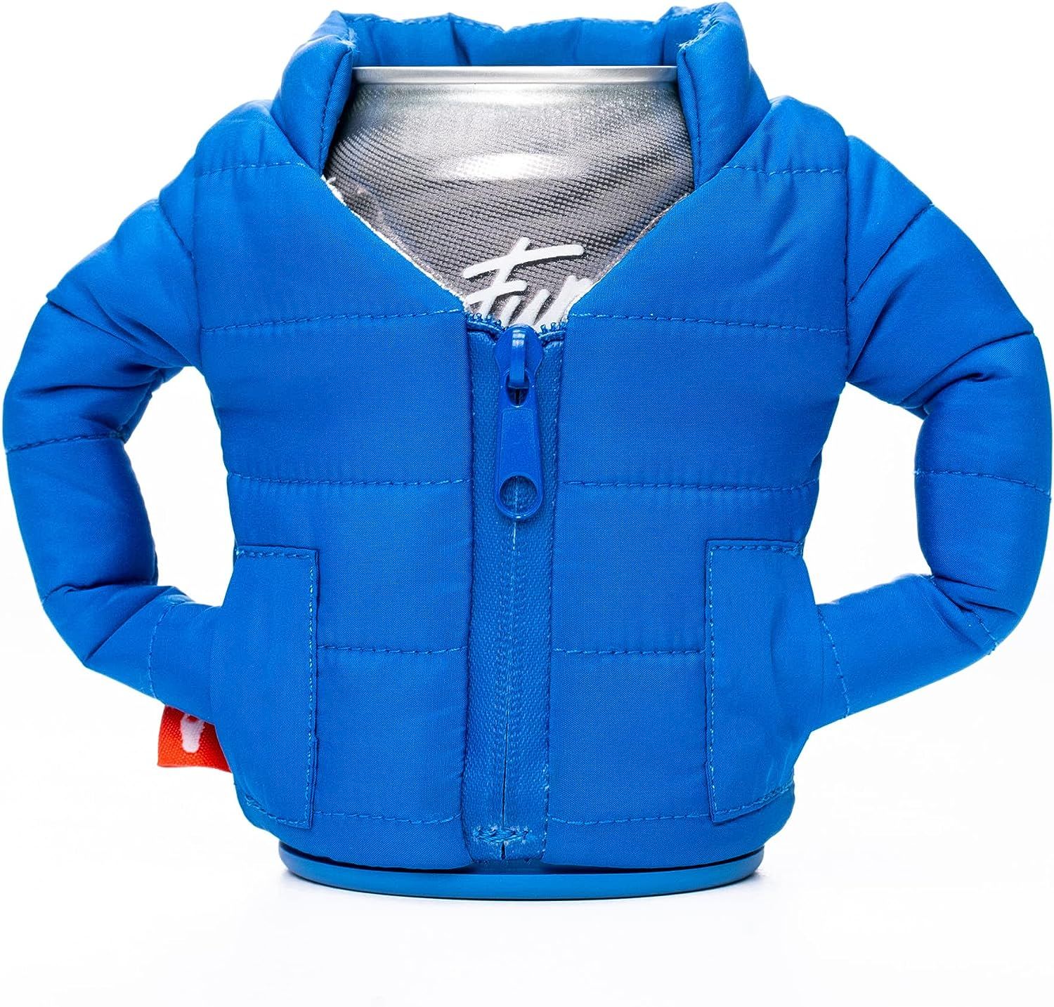 Puffin - The Puffy Beverage Jacket, Insulated Can Cooler, Varsity Blue | Amazon (US)