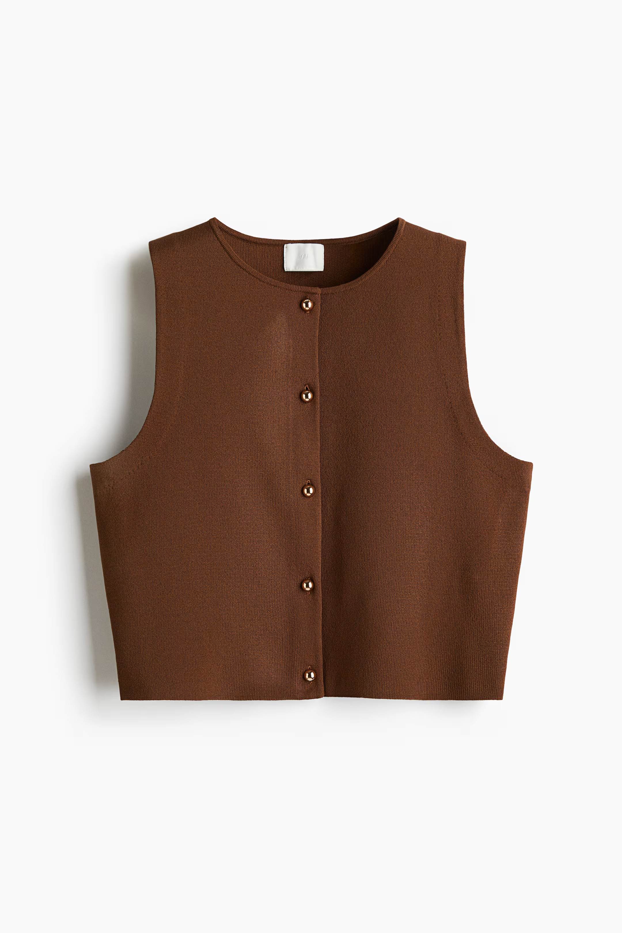 Button-front sweater vest | H&M (UK, MY, IN, SG, PH, TW, HK)