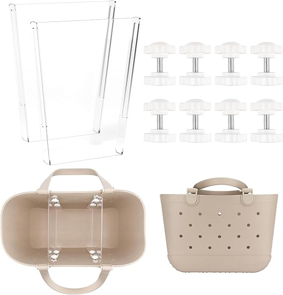 Acrylic Divider Tray Compatible with Simple Modern Tote Bag (Large Size), 2 Pack Beach Bag Organi... | Amazon (US)