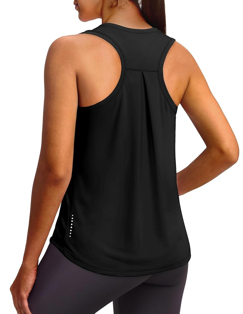 XIEERDUO Tank Top for Women Racerback Sleeveless Workout Tops Loose Fit Yoga Running Gym Shirts f... | Amazon (US)