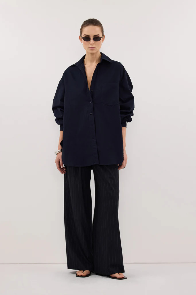 RHEA 2.0 INK OVERSIZED COTTON SHIRT | DISSH