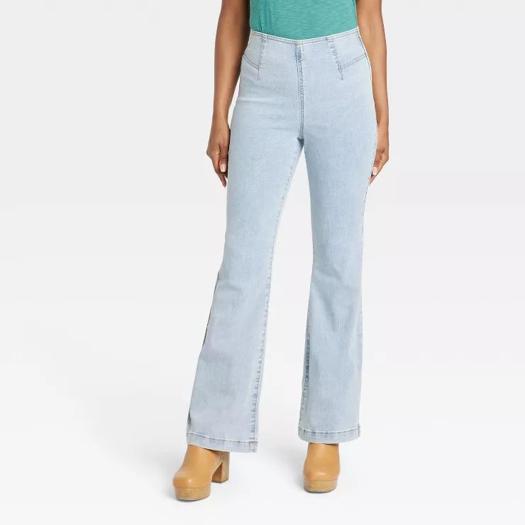 Women's Relaxed Fit Pull-On Flare Jeans - Knox Rose™ | Target