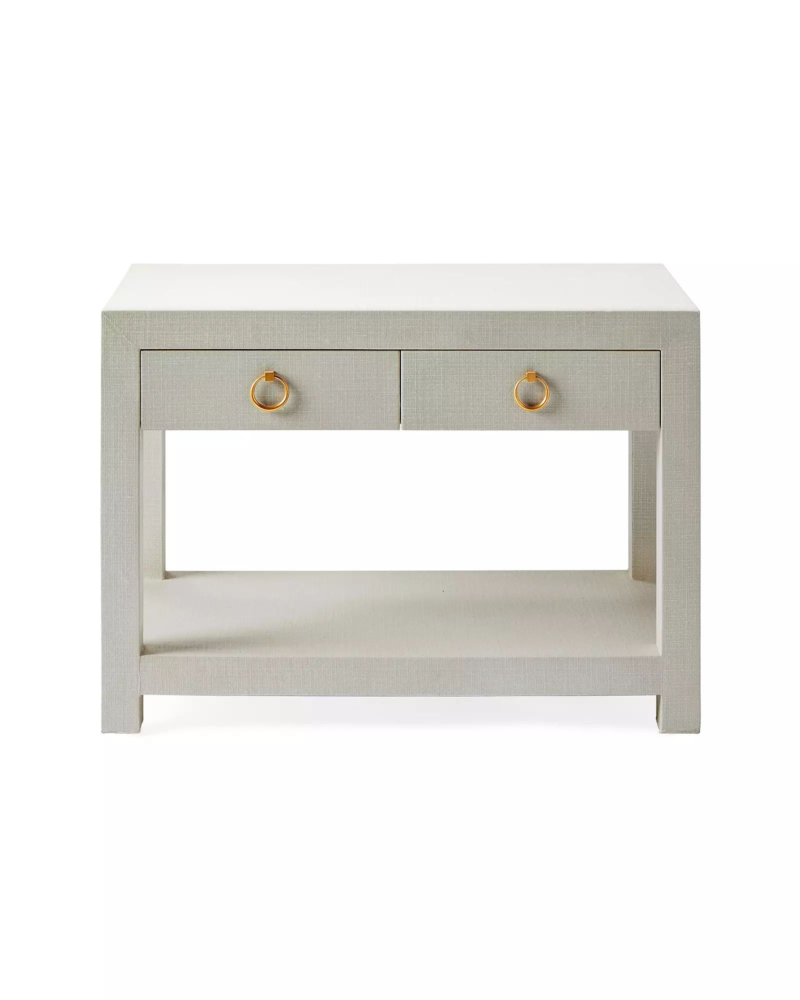 Driftway Wide Nightstand - Dove | Serena and Lily