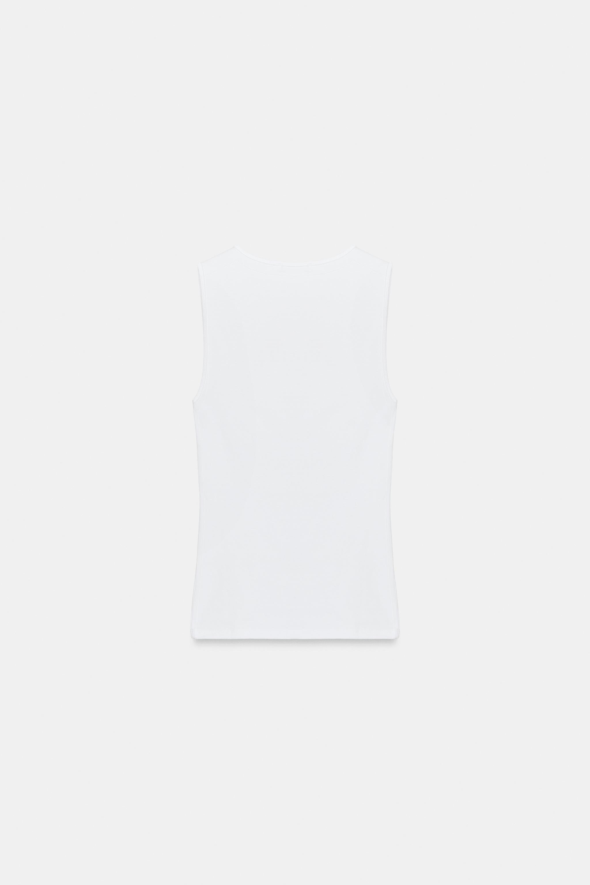 SLEEVELESS T-SHIRT | Zara Canada
