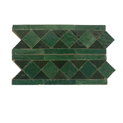 Dama 3.75" x 12" Clay Linear Mosaic Wall & Floor Tile | Wayfair North America
