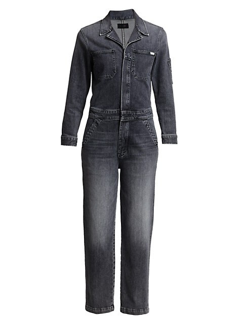 The Half Spring Denim Jumpsuit | Saks Fifth Avenue