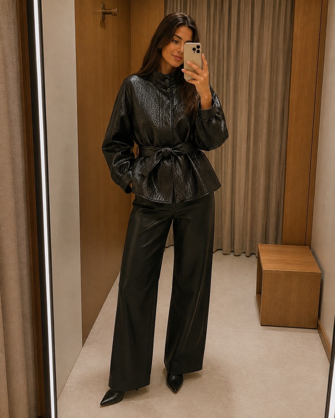 @Zara leather jacket

#LTKSeasonal #LTKdayinmylife #LTKootd