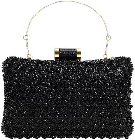 Trustjade Pearl Clutch Purse for Women Wedding, Elegant Bride Evening Bag, Crossbody Handbag for ... | Amazon (US)