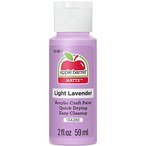 Apple Barrel Acrylic Paint, Light Lavender 2 fl oz Classic, Easy To Apply DIY Arts And Crafts, Art Supplies With A Matte Finish | Amazon (US)