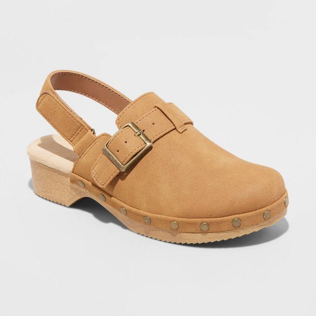 Girls' Rainey Clogs - Cat & Jack™ Cognac | Target