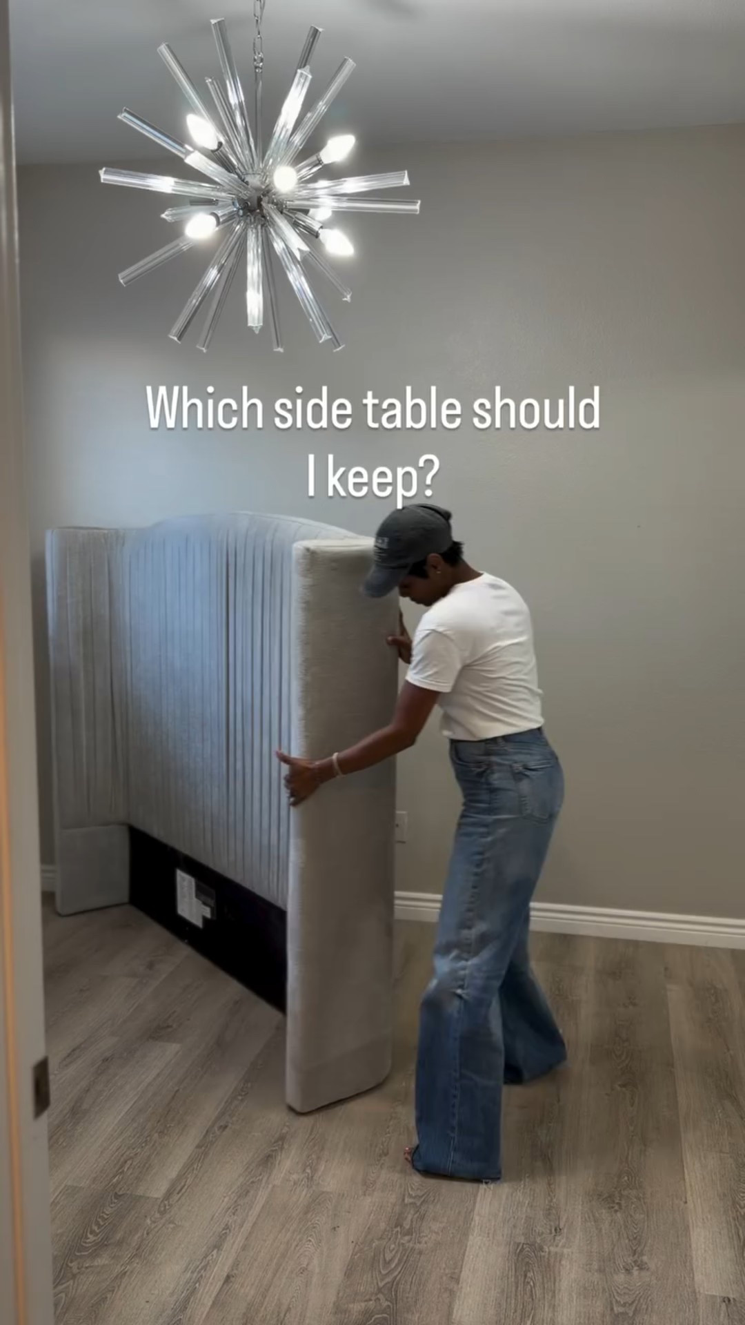 Switching rooms — Part 2 
Adding the bed frame, side tables, and lamps completely changed the feel of this space.
It’s starting to feel layered, cozy, and intentional — and we’re just halfway through ☺️

Follow along for the final touches and styling details coming next.

#guestroommakeover #bedroomrefresh #homedetails #cozyhome #interiordesigninspo