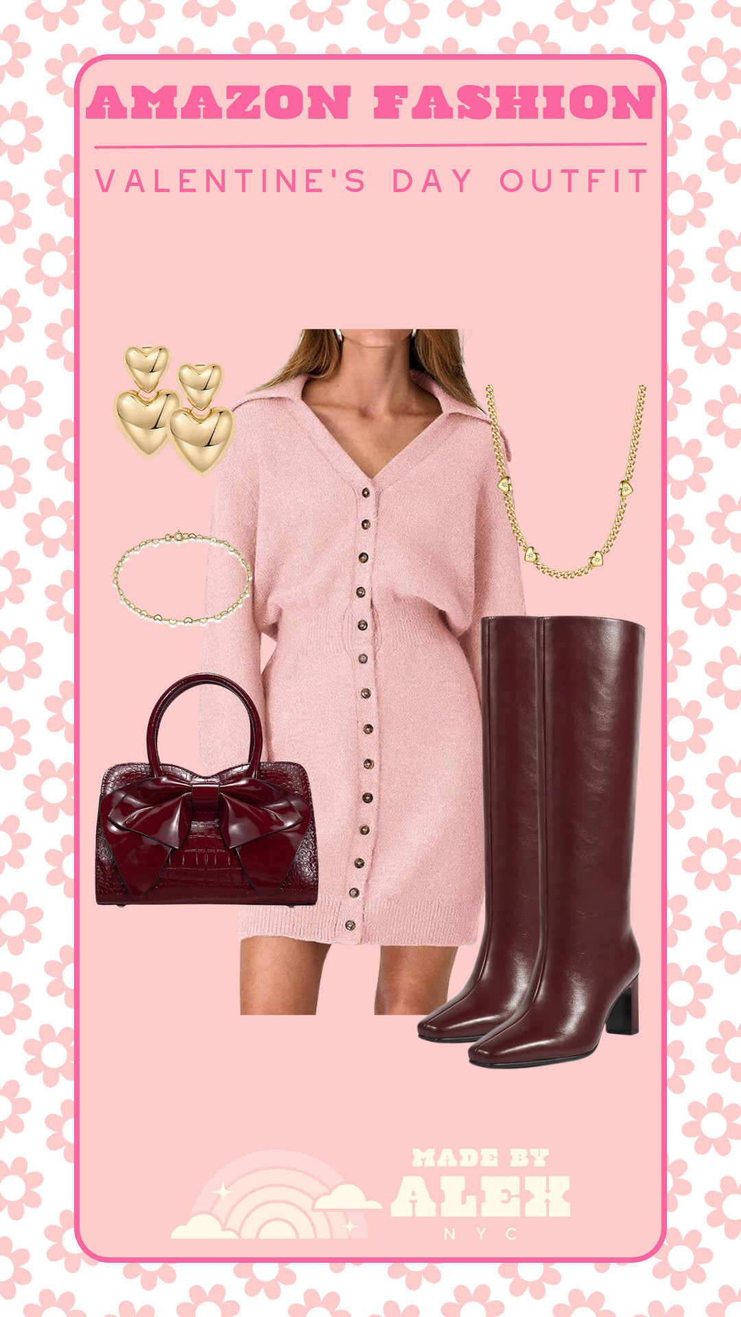 Amazon Valentine's Day Outfit Inspo

pink and red outfit, date night outfit, casual valentines day outfit inspo 

 #LTKMidsize #LTKStyleTip