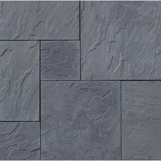 Nantucket Pavers Patio-on-a-pallet 10 ft. x 10 ft. Gray Dutch York-Stone Concrete Pavers (44 Piec... | The Home Depot