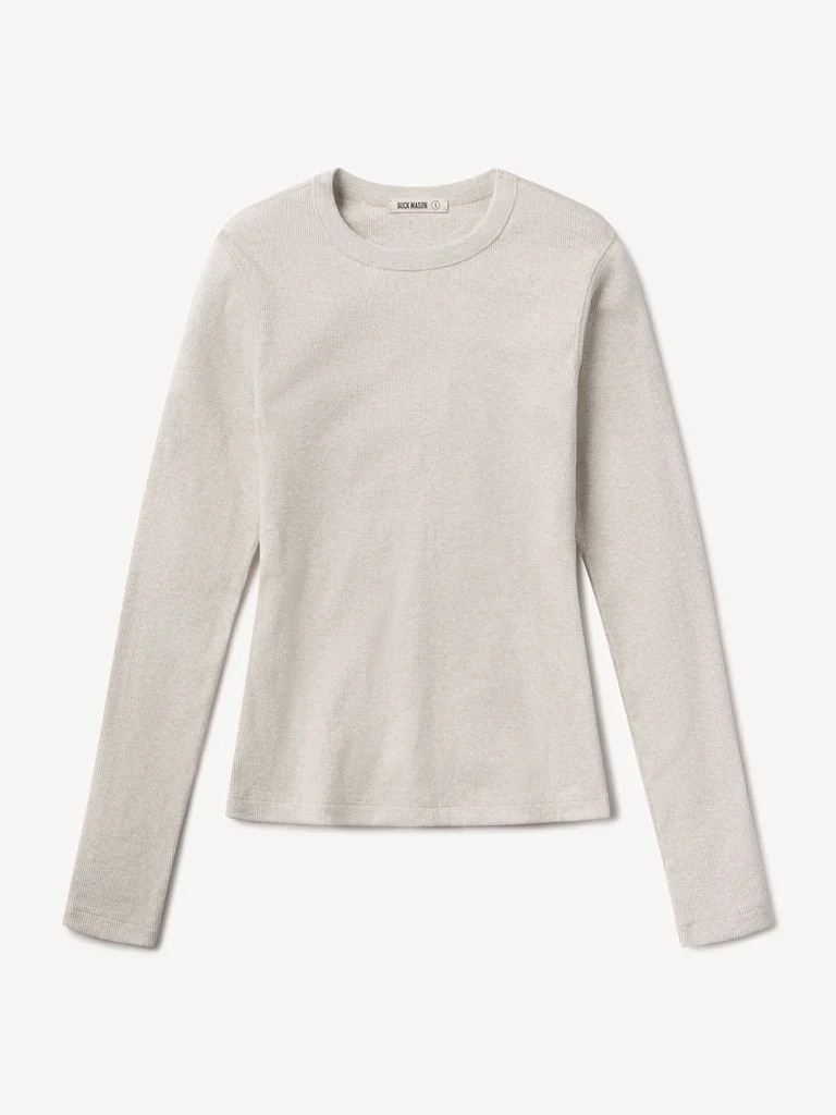 Surplus Rib L/S Crew | Buck Mason