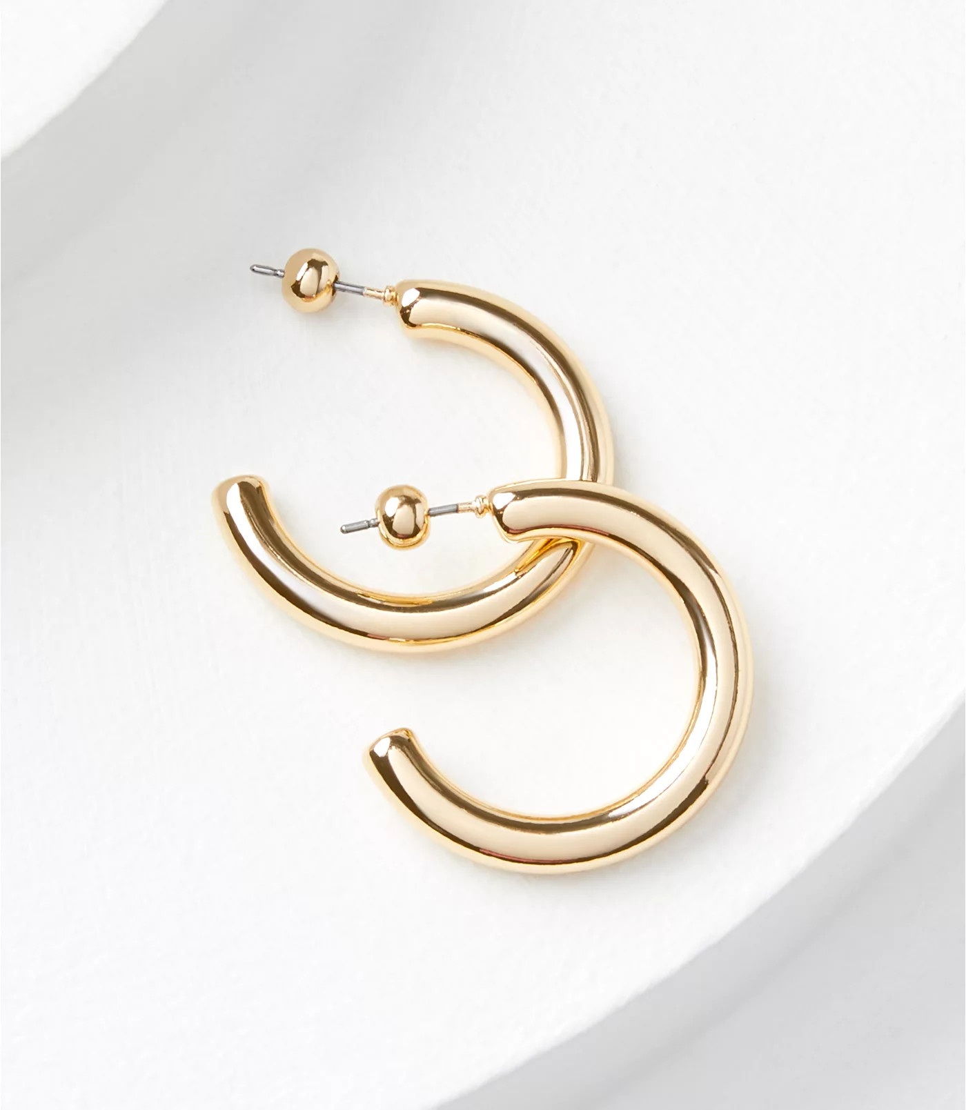 Medium Hoop Earrings | LOFT