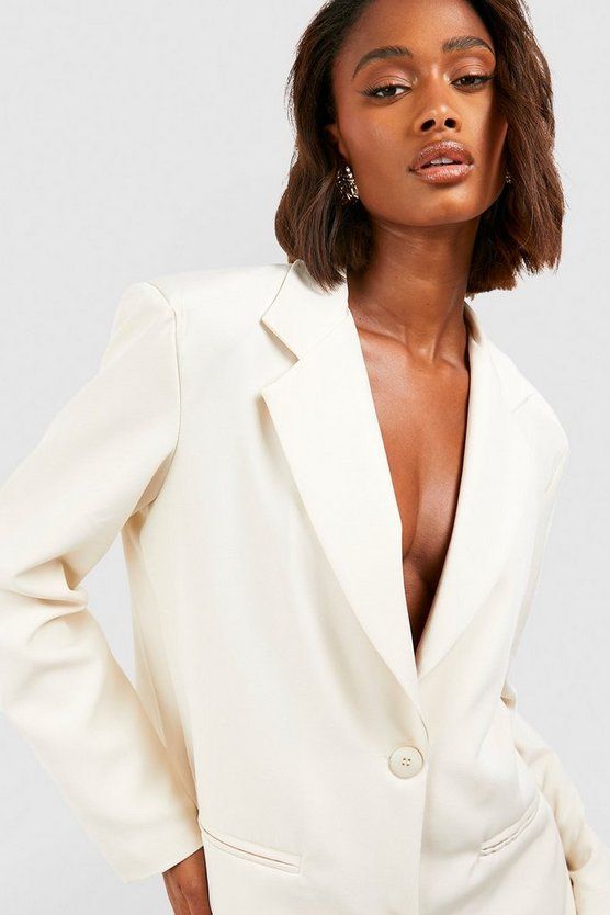 Relaxed Fit Tailored Blazer | Boohoo.com (US & CA)