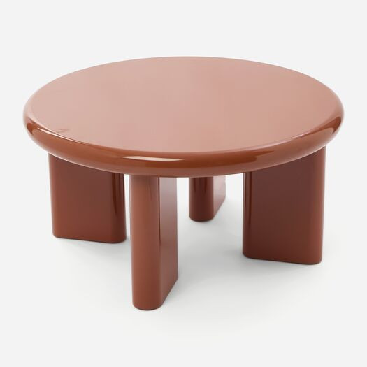 Brown Round Coffee Table 35x70cm | TK Maxx