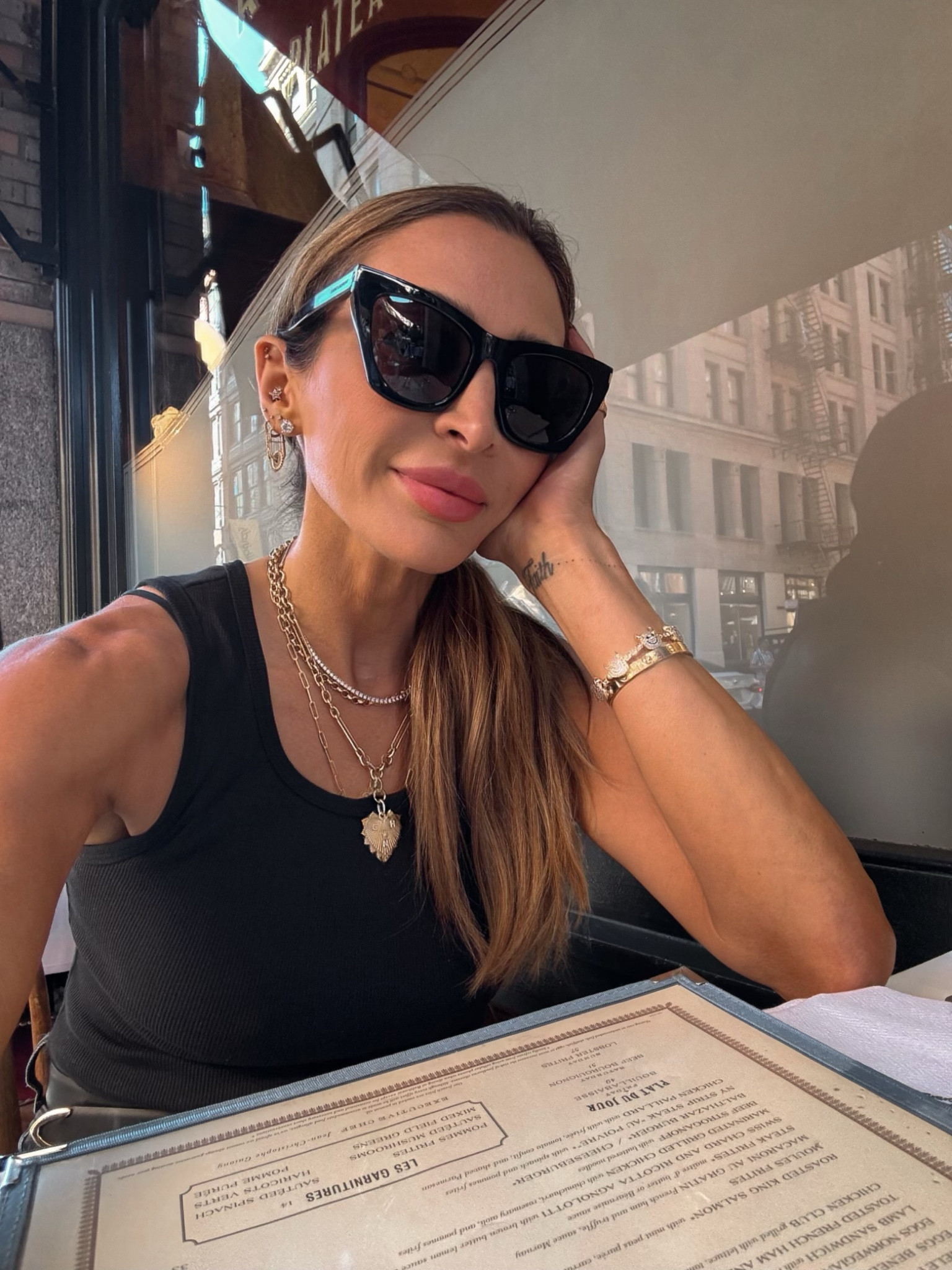 Casual ootd I wore in NYC! Linking my glasses + the lookalike! 

#LTKNYFW #LTKFindsUnder50 #LTKStyleTip