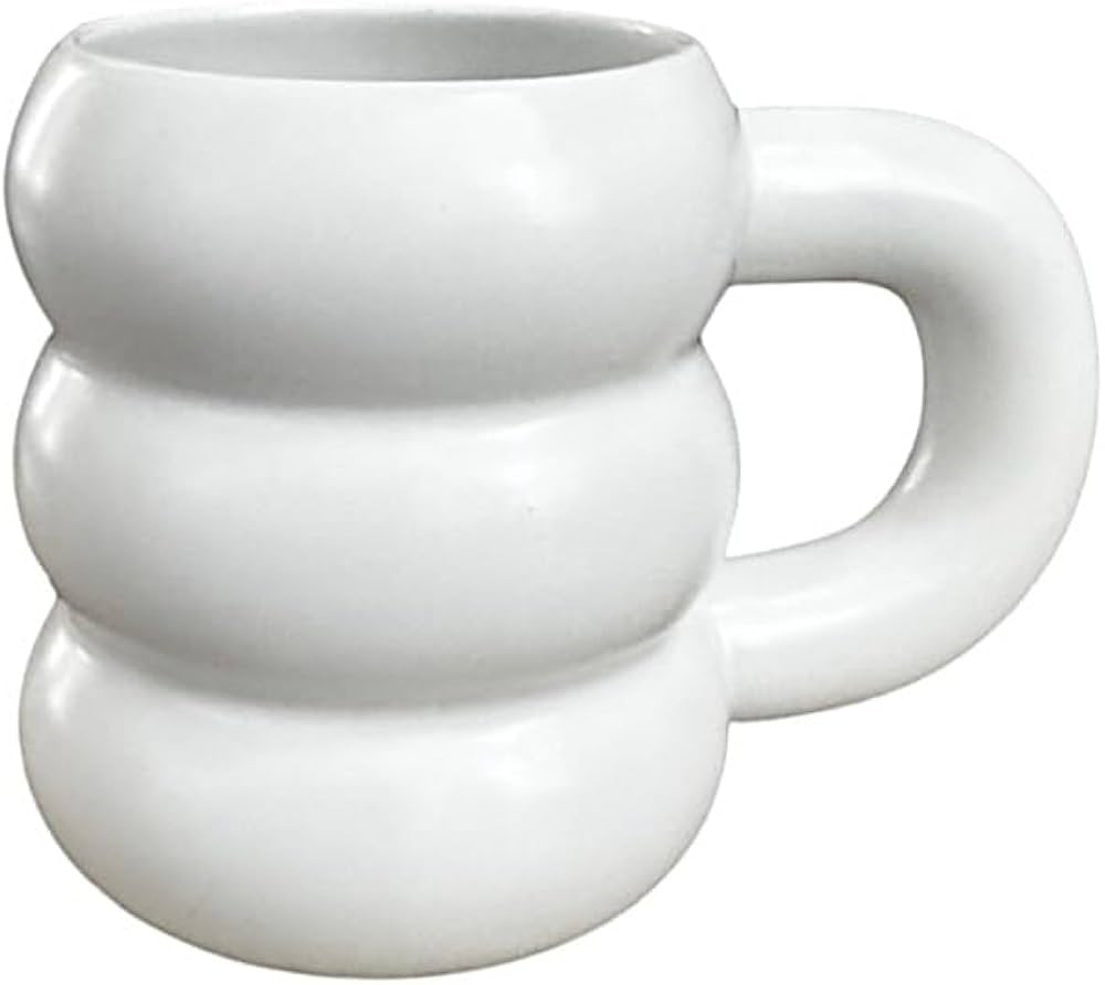 Tasse en forme de nuage blanc mat, capacité de 414 ml, en porcelaine haut de gamme, sans tocu et... | Amazon (CA)