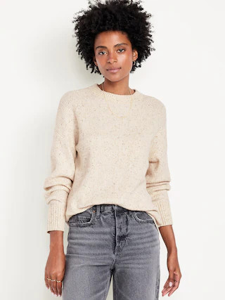 SoSoft Crew-Neck Tunic Sweater | Old Navy (CA)