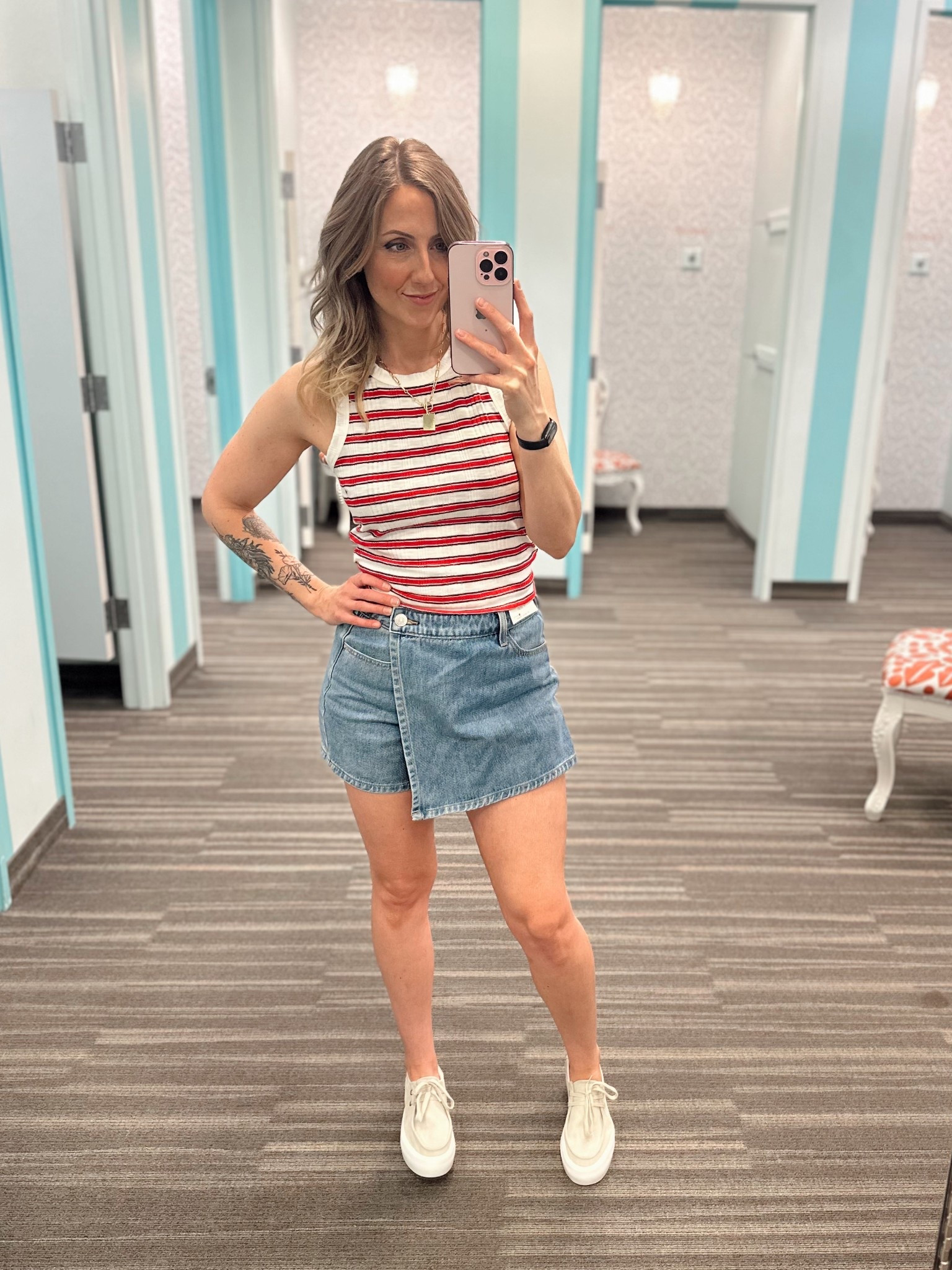 Wearing small and 4 in skort - available in plus and core 

#LTKootd #LTKmomlife #LTKSaleAlert