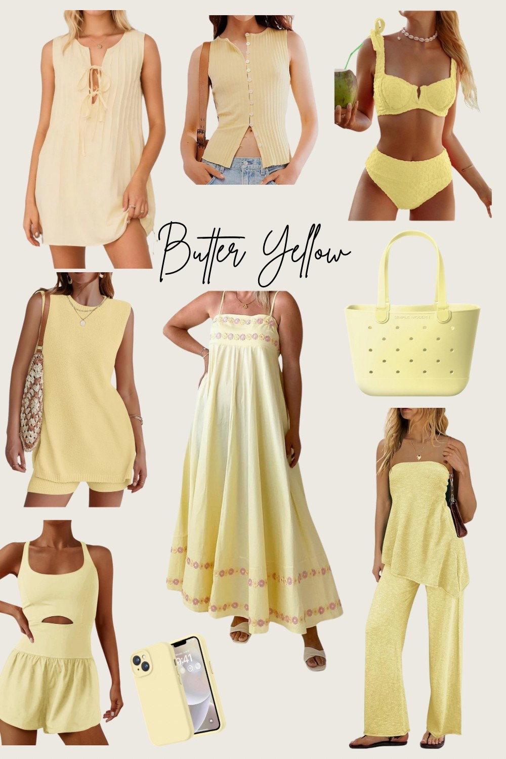 More butter yellow for summer 2025! 🌞💛✨