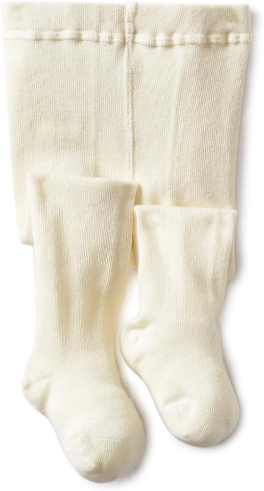 Jefferies Socks Baby-girls Infant Seamless Organic Cotton Tights | Amazon (US)