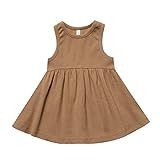 Quincy Mae Copper 18-24 Months Ribbed Tank Dress | Amazon (US)