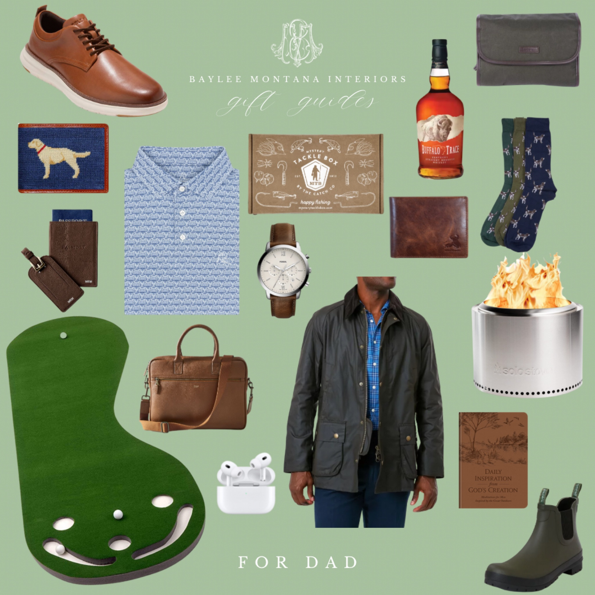 2024 Holiday Gift Guide | For Dad

Barbour, golf, bourbon, fishing, solo stove, devotional, business, wallet, luggage, AirPod, corporate

#LTKMens #LTKGiftGuide #LTKHoliday