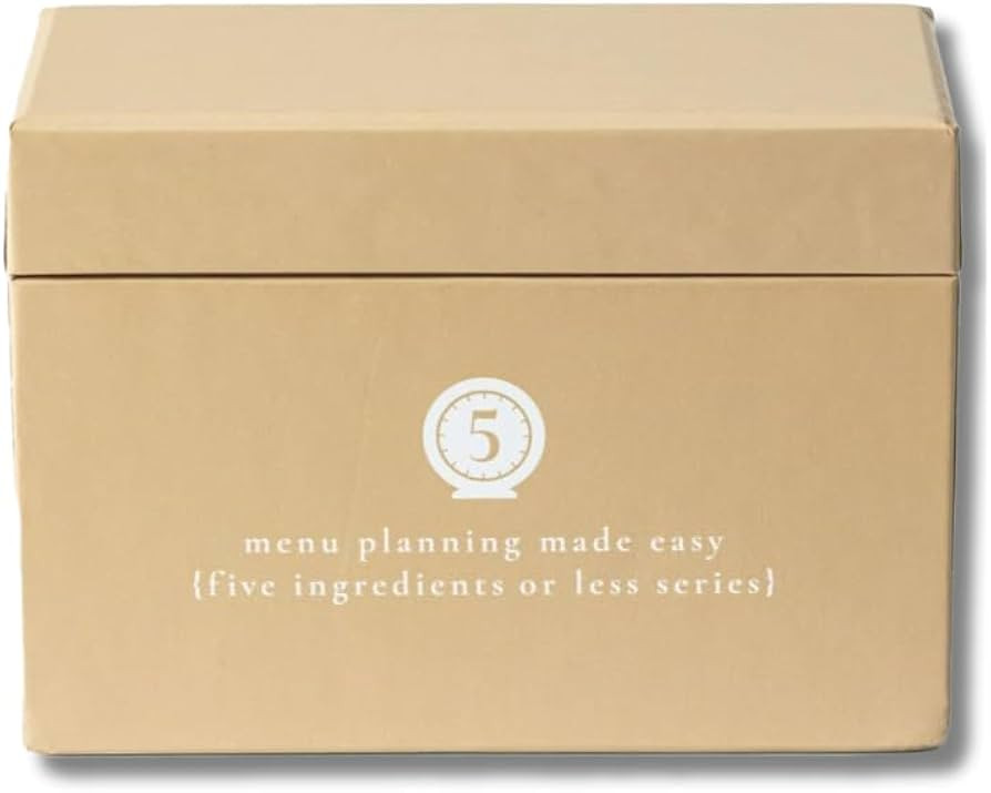 Meal Planner with 72 Recipe Cards (5 Ingredients or Less Menu) - Weekly Menu Planner | Sturdy Rec... | Amazon (US)