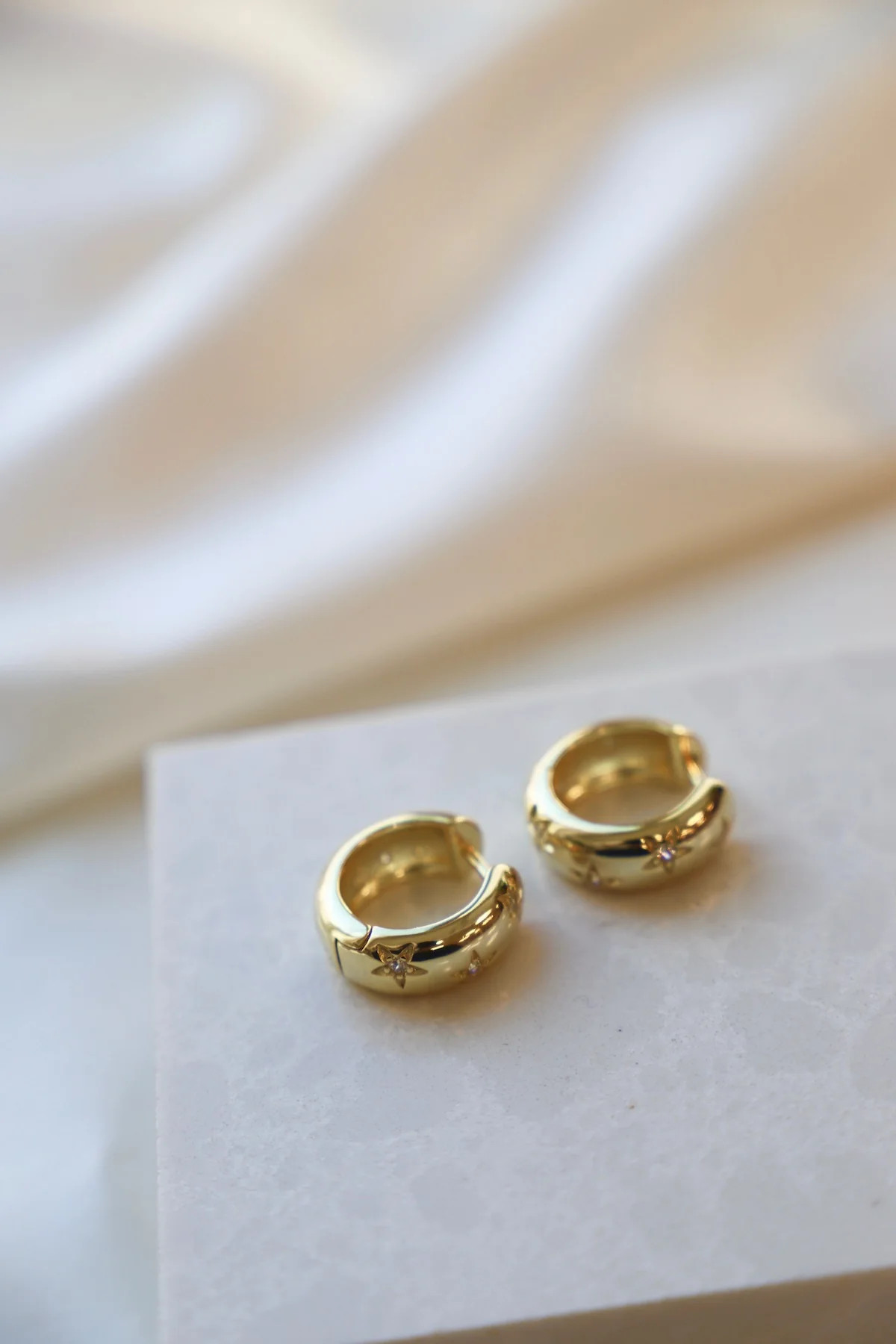 STAR GIRL HOOPS | Katie Waltman Jewelry