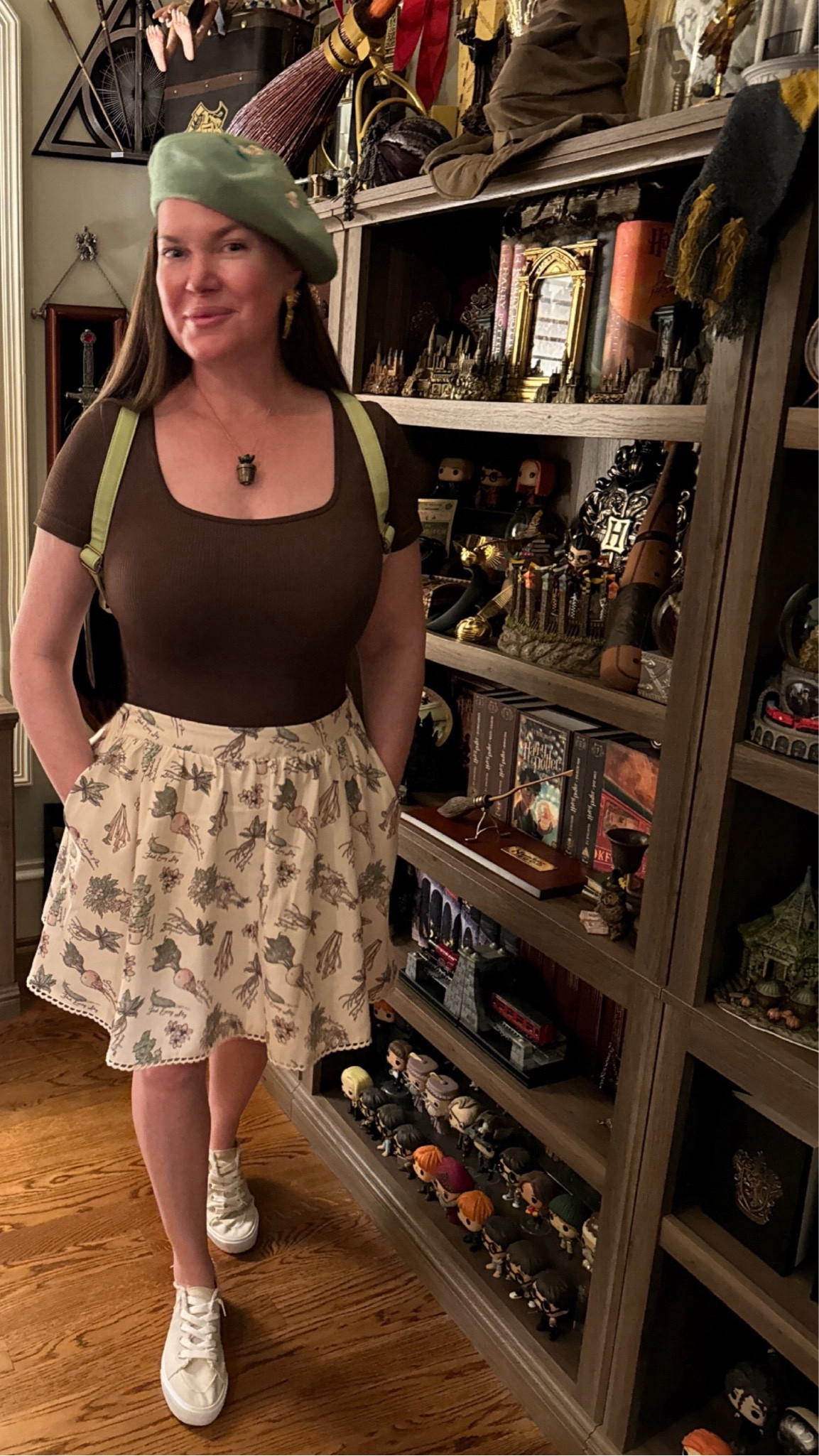 Herbology & Mandrake Fit 
Skirt is from Hot Topic (retired)
Necklace is QPot Cafe Japan

#LTKstyletip #LTKmidsize