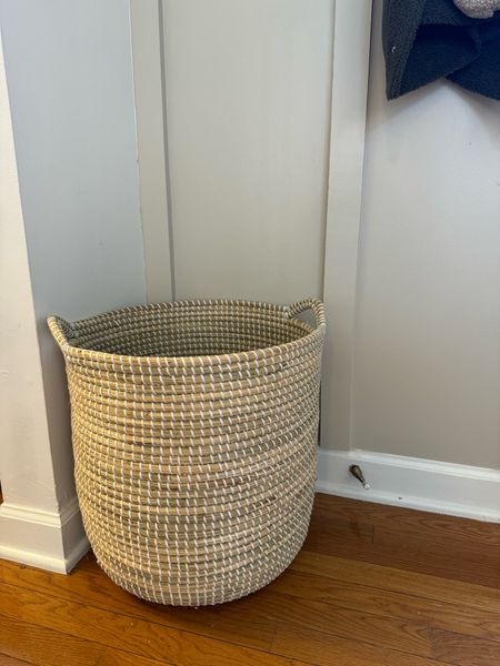 Affordable seagrass  basket large 
Coastal look also works as a laundry basket - I use it as shoe storage or blanket storage 

#LTKfindsunder50 #LTKhome