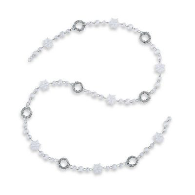 Snowflake Crystal Garland | Frontgate